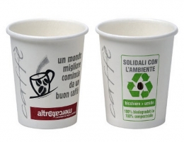 Bicchierino caffè biodegradabile compost